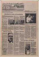 Le Soleil de Colombie, August 21, 1981