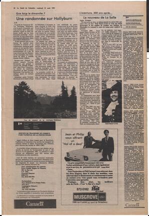 Le Soleil de Colombie, August 21, 1981, page 20