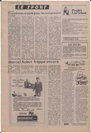 Le Soleil de Colombie, June 26, 1981, page 16