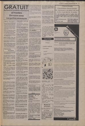 Le Soleil de Colombie, June 26, 1981, page 15