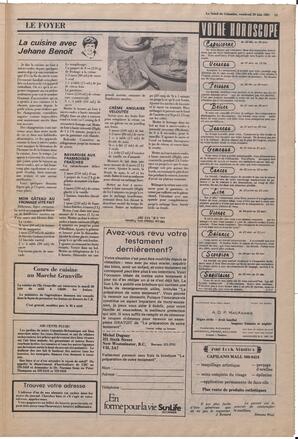 Le Soleil de Colombie, June 26, 1981, page 13