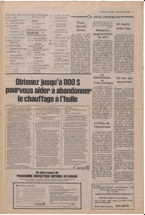 Le Soleil de Colombie, June 26, 1981, page 9