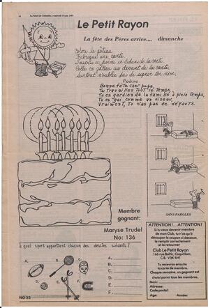 Le Soleil de Colombie, June 19, 1981, page 14