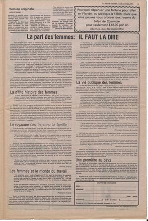 Le Soleil de Colombie, June 19, 1981, page 11