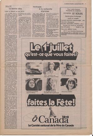 Le Soleil de Colombie, June 19, 1981, page 5
