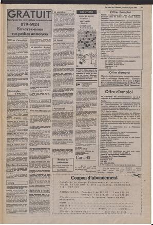 Le Soleil de Colombie, June 5, 1981, page 15
