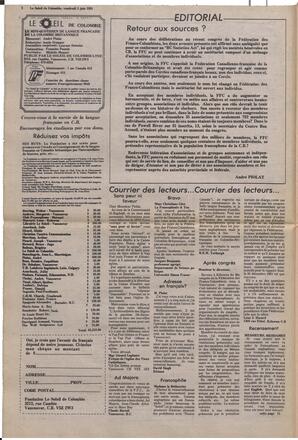 Le Soleil de Colombie, June 5, 1981, page 2