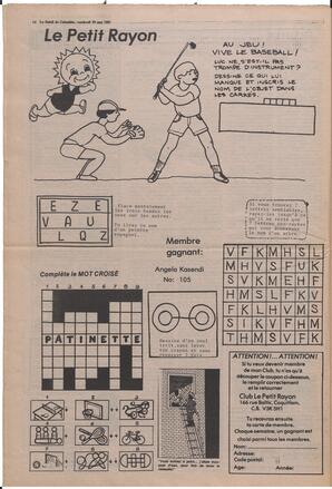 Le Soleil de Colombie, May 29, 1981, page 14