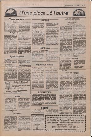 Le Soleil de Colombie, May 29, 1981, page 3