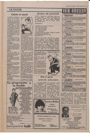 Le Soleil de Colombie, May 22, 1981, page 17