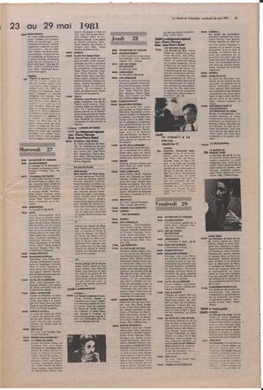 Le Soleil de Colombie, May 22, 1981, page 11