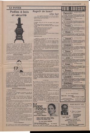 Le Soleil de Colombie, May 15, 1981, page 13