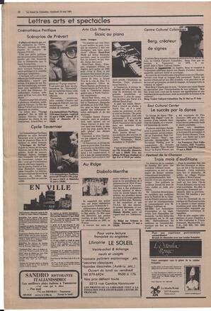 Le Soleil de Colombie, May 15, 1981, page 12