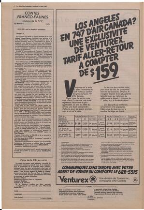 Le Soleil de Colombie, May 15, 1981, page 4