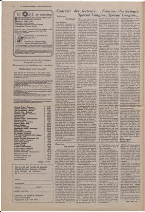 Le Soleil de Colombie, May 15, 1981, page 2