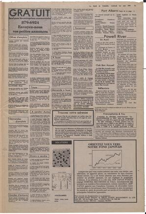 Le Soleil de Colombie, May 1, 1981, page 19