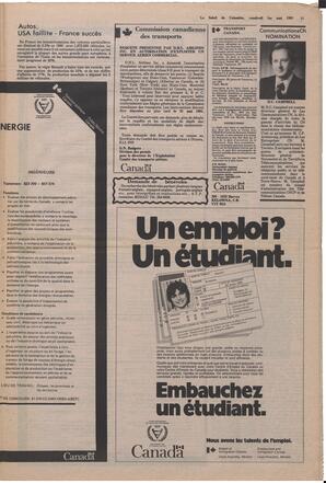 Le Soleil de Colombie, May 1, 1981, page 11