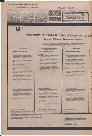 Le Soleil de Colombie, May 1, 1981, page 10
