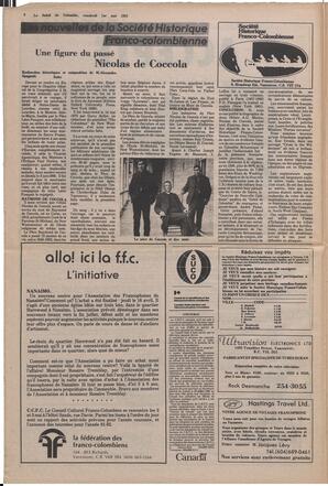 Le Soleil de Colombie, May 1, 1981, page 6