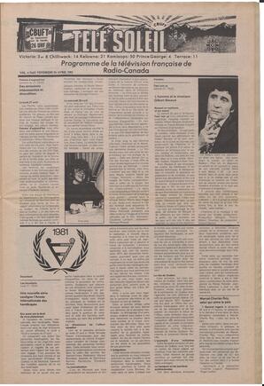 Le Soleil de Colombie, April 24, 1981, page 7