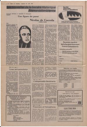 Le Soleil de Colombie, April 24, 1981, page 6