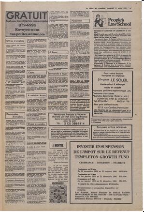 Le Soleil de Colombie, April 17, 1981, page 15