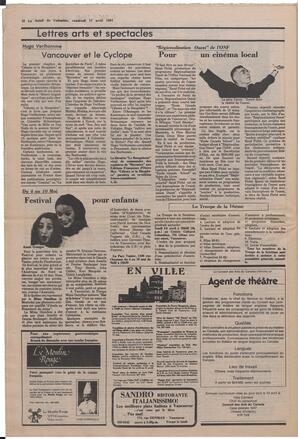 Le Soleil de Colombie, April 17, 1981, page 12