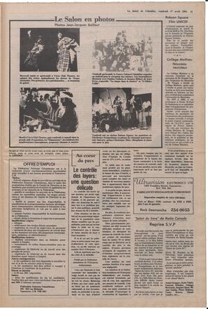 Le Soleil de Colombie, April 17, 1981, page 11