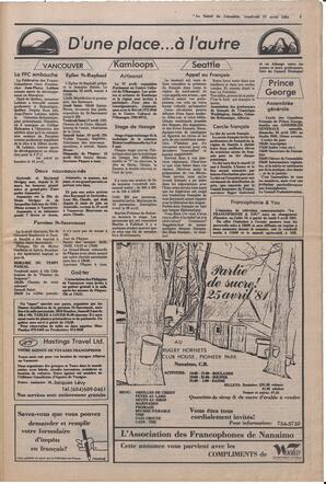 Le Soleil de Colombie, April 17, 1981, page 3