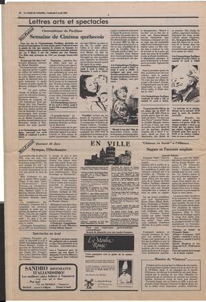 Le Soleil de Colombie, April 3, 1981, page 16
