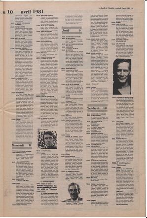 Le Soleil de Colombie, April 3, 1981, page 13
