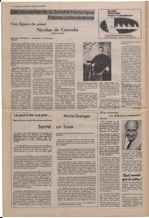 Le Soleil de Colombie, April 3, 1981, page 4