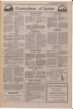 Le Soleil de Colombie, March 27, 1981, page 3