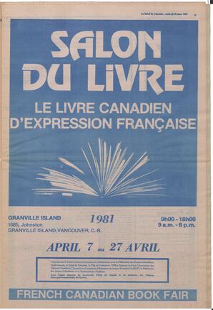 Le Soleil de Colombie, March 20, 1981, page 11