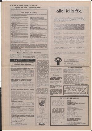 Le Soleil de Colombie, March 13, 1981, page 16