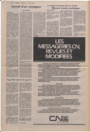 Le Soleil de Colombie, March 13, 1981, page 4