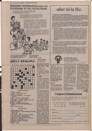 Le Soleil de Colombie, February 20, 1981, page 20