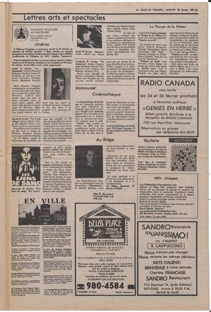 Le Soleil de Colombie, February 20, 1981, page 17