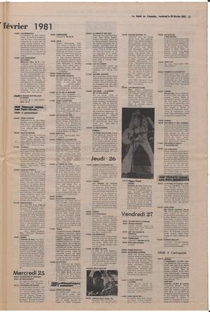 Le Soleil de Colombie, February 20, 1981, page 11