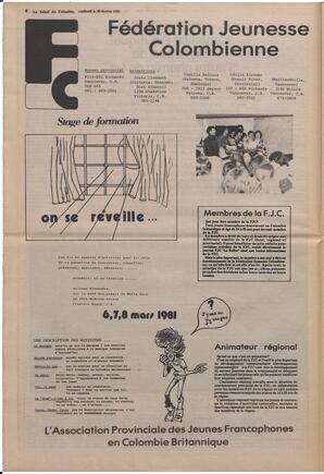 Le Soleil de Colombie, February 20, 1981, page 6