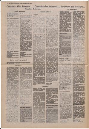 Le Soleil de Colombie, February 20, 1981, page 4