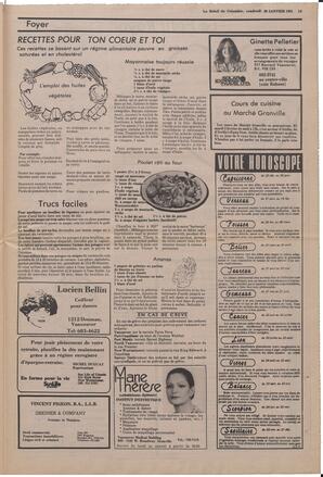 Le Soleil de Colombie, January 30, 1981, page 13