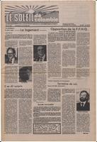 Le Soleil de Colombie, January 23, 1981