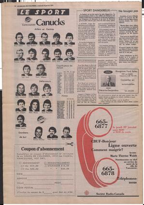 Le Soleil de Colombie, January 16, 1981, page 16