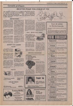 Le Soleil de Colombie, January 16, 1981, page 13