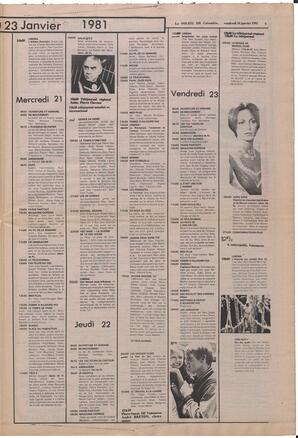 Le Soleil de Colombie, January 16, 1981, page 9
