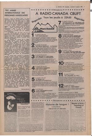 Le Soleil de Colombie, January 9, 1981, page 7