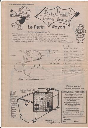 Le Soleil de Colombie, December 19, 1980, page 26