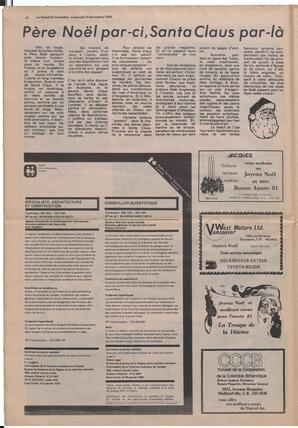 Le Soleil de Colombie, December 19, 1980, page 12