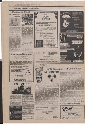 Le Soleil de Colombie, December 12, 1980, page 14